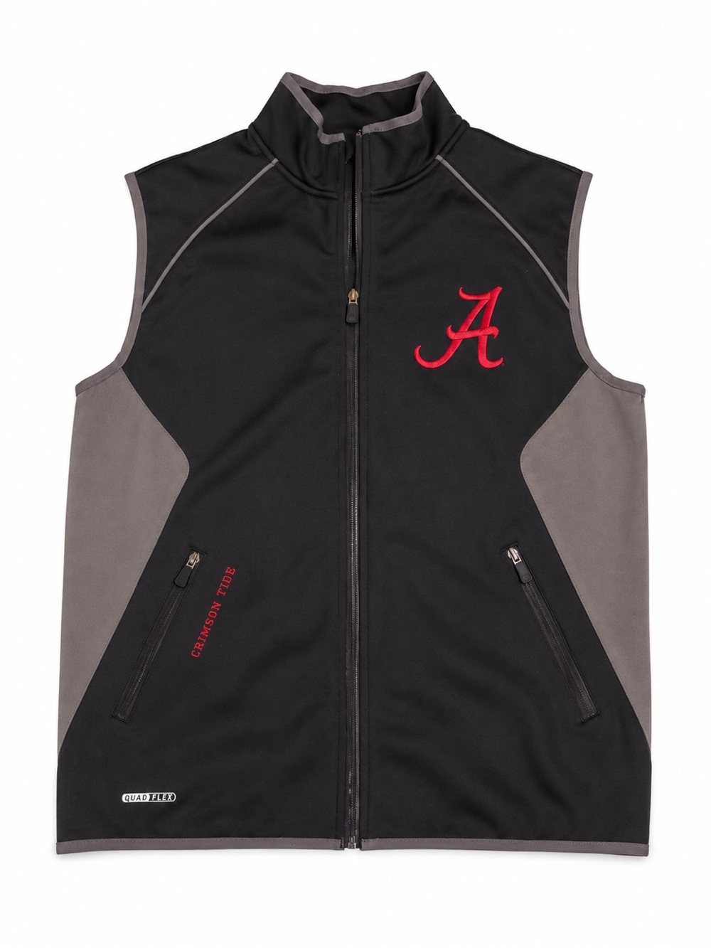 Franchise Club Alabama Crimson Tide Men’s Medium Soft-shell Full Zip Vest M